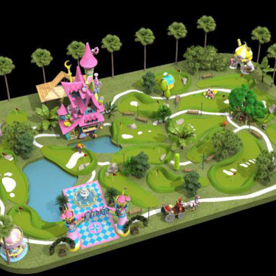 球場(chǎng)設(shè)計(jì)—童話樂園主題