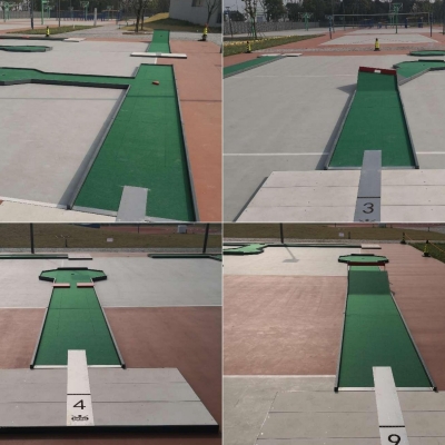 體教融合新篇章 迷你高球球道正式落地昆山市錦溪中學