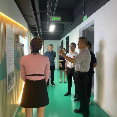 安徽蚌埠龍子湖區考察團一行蒞臨蘇州智擊體育調研迷你高球項目